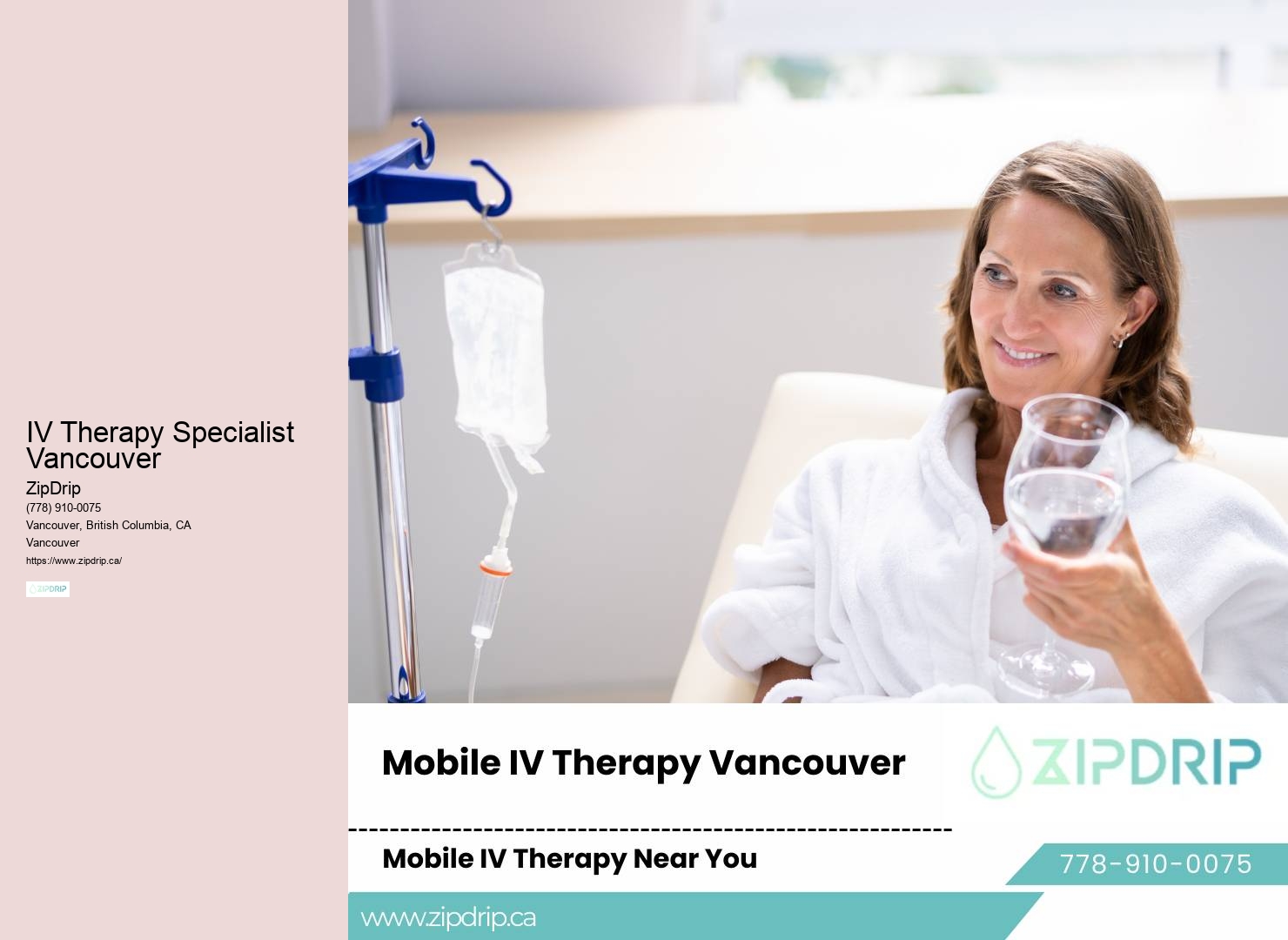 Vancouver IV Drip Therapy Services