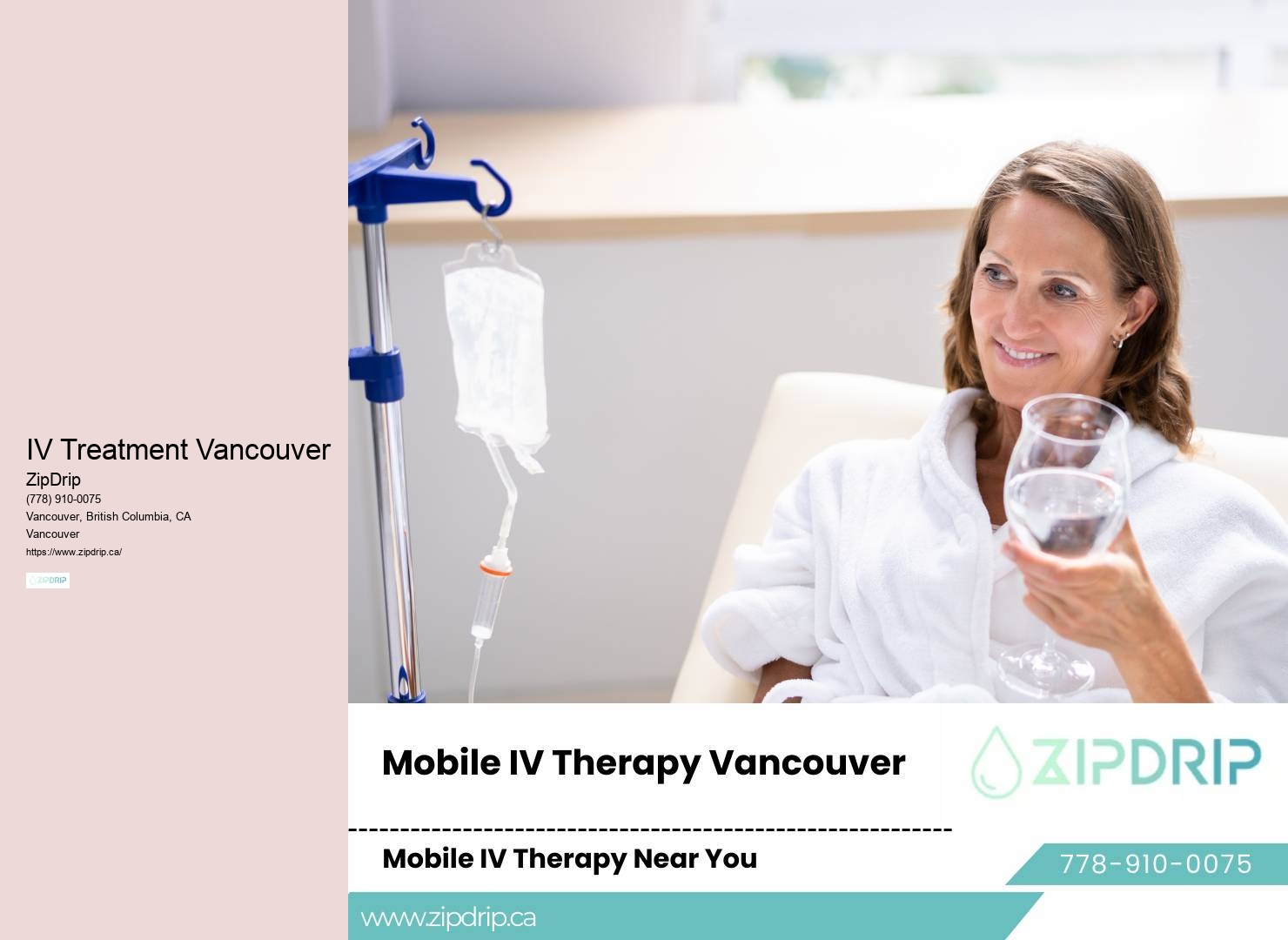 Vancouver Mobile IV Nutrient Infusion Therapy