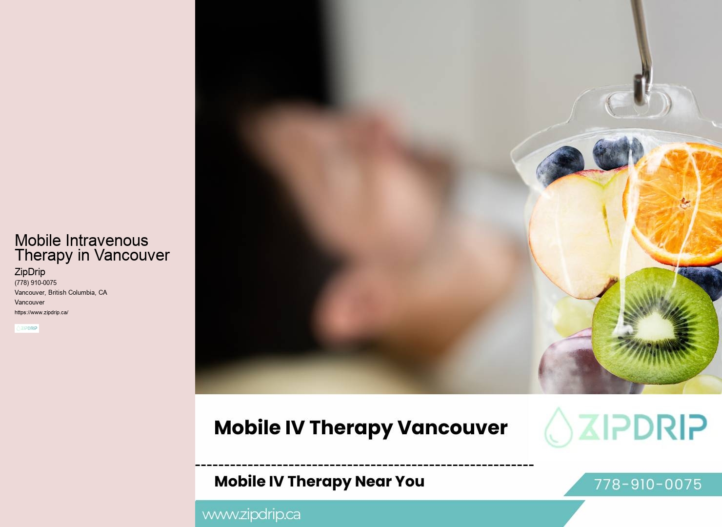 Vancouver IV Hydration Infusion