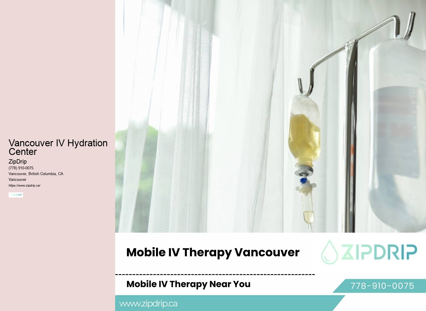 IV Therapy for Hangover Boost Vancouver