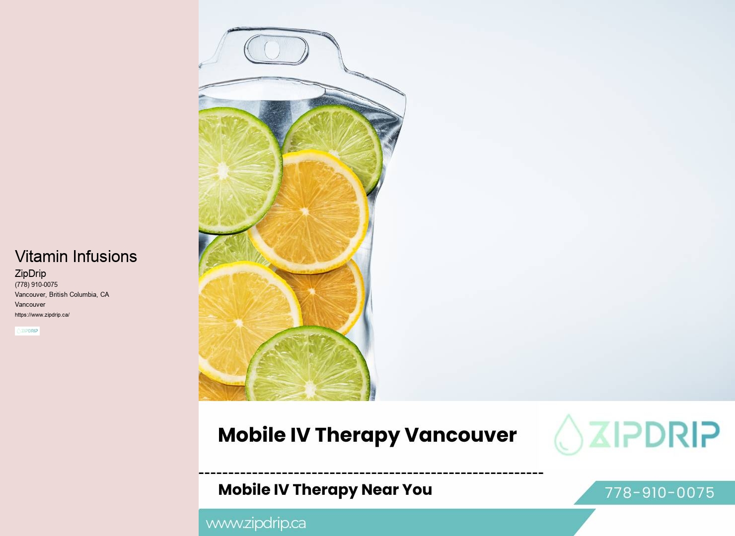 IV Therapy for Performance Vancouver