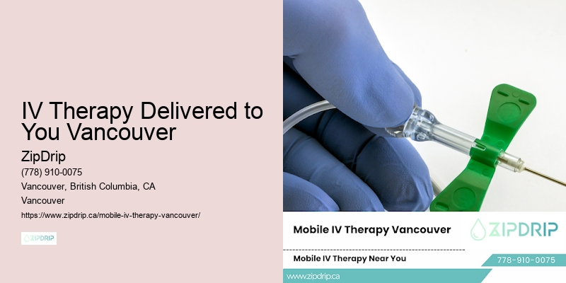 IV Therapy Delivered to You Vancouver