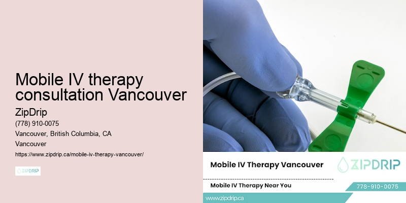 Mobile IV therapy consultation Vancouver