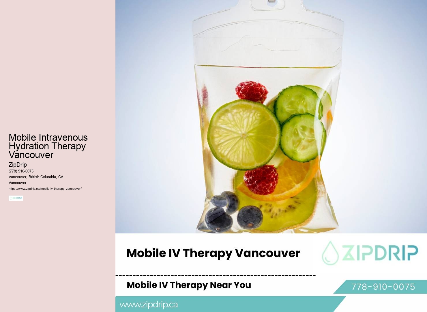 Vancouver Mobile IV Electrolytes