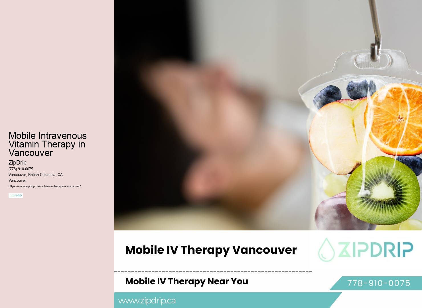 Vancouver On-The-Go IV Hydration