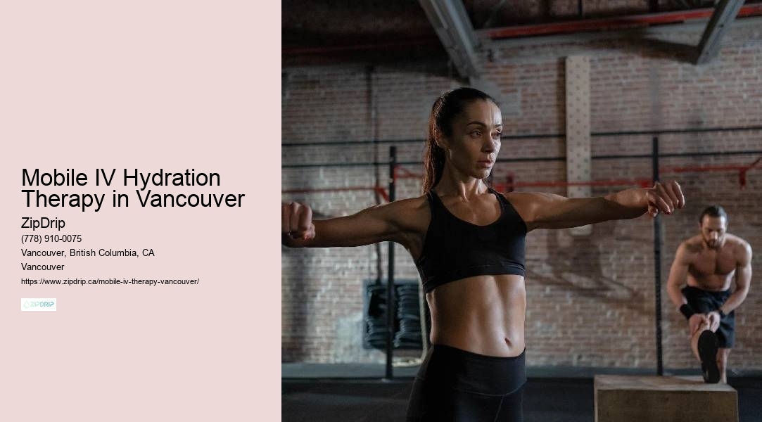 IV therapy in the comfort of your home Vancouver