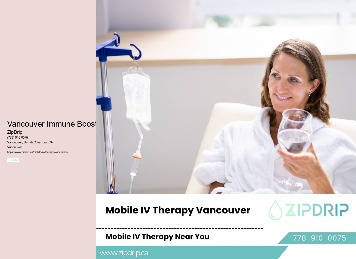 Vancouver's Mobile Intravenous Therapy