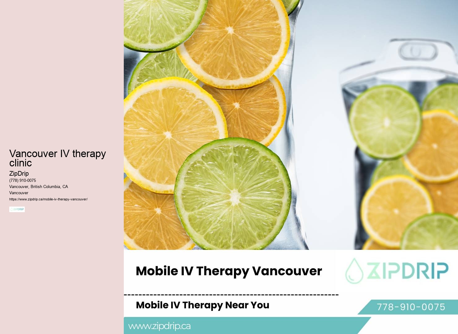 Vancouver IV Hangover Therapy