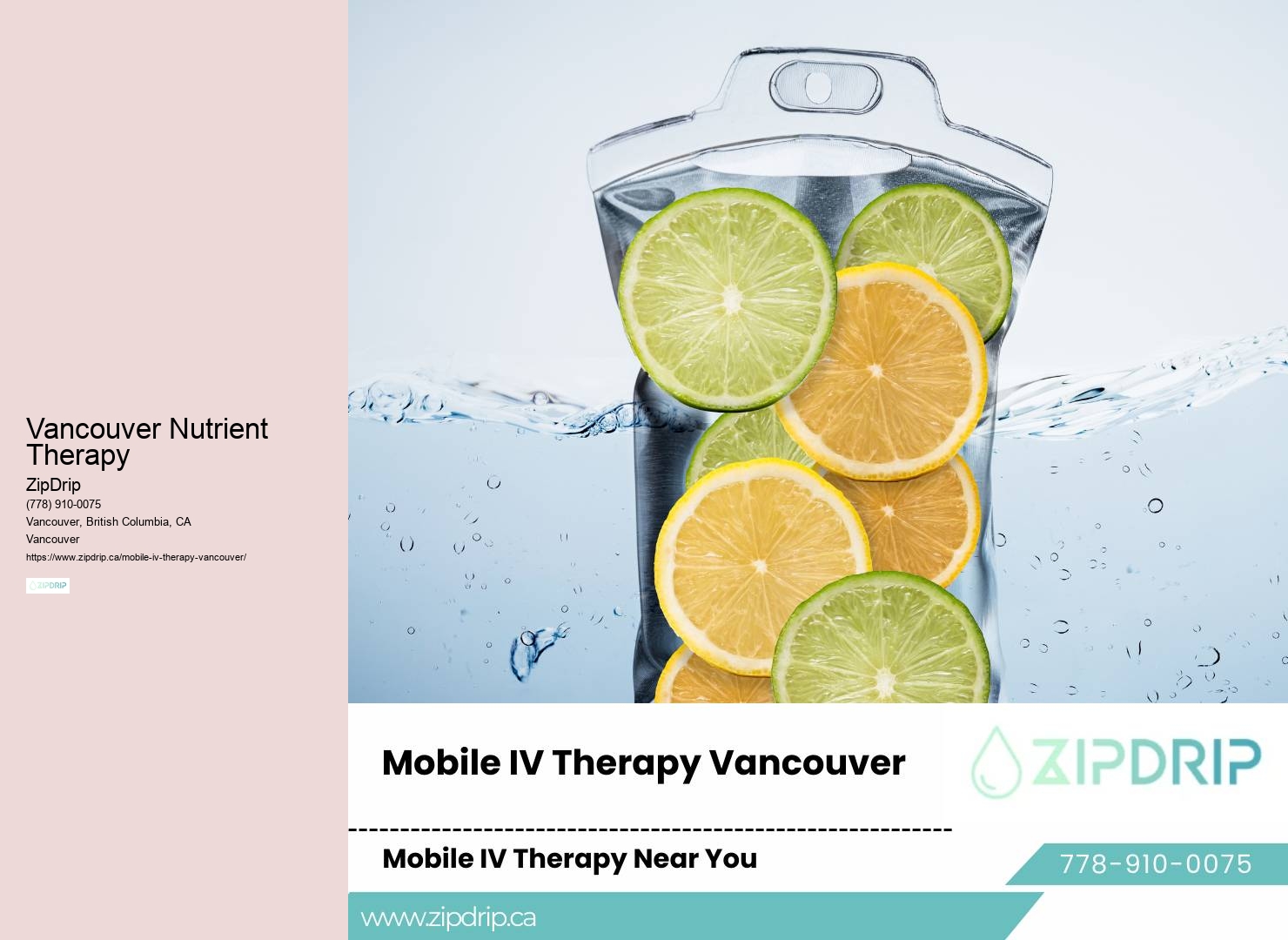 IV Drip for Immunity Vancouver