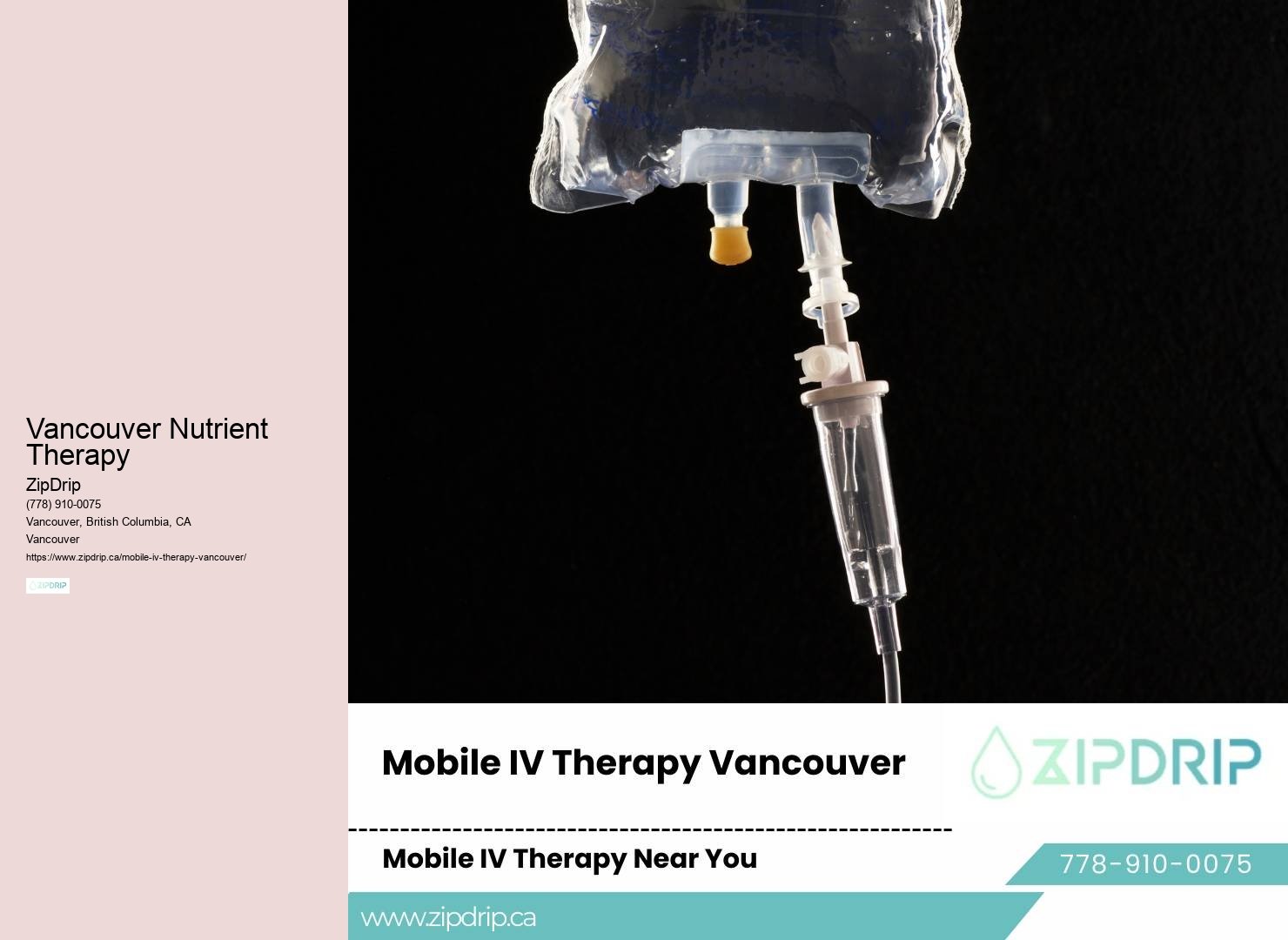 Vancouver Mobile IV Hydration Services