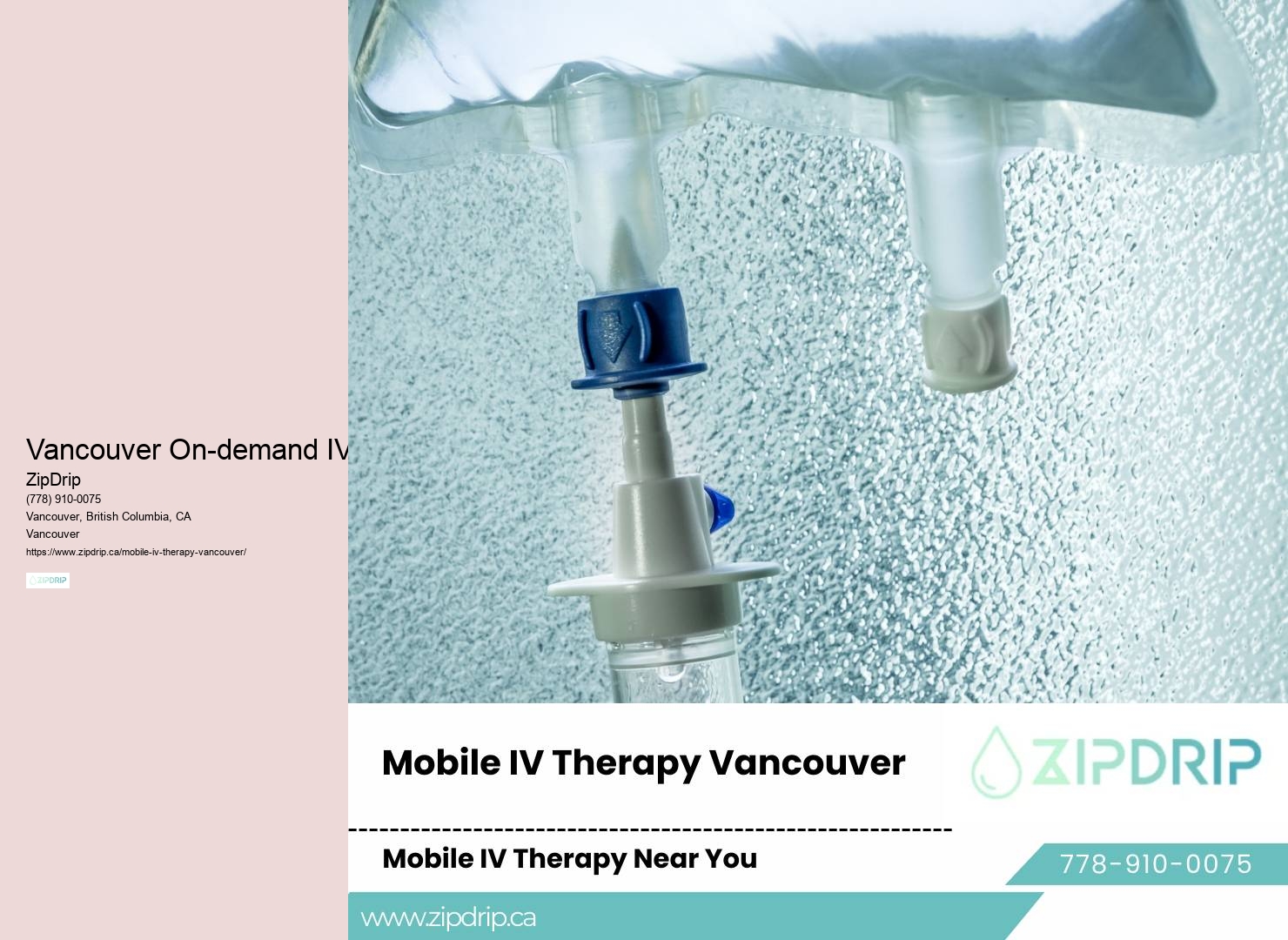 IV hydration on wheels for Vancouver residents