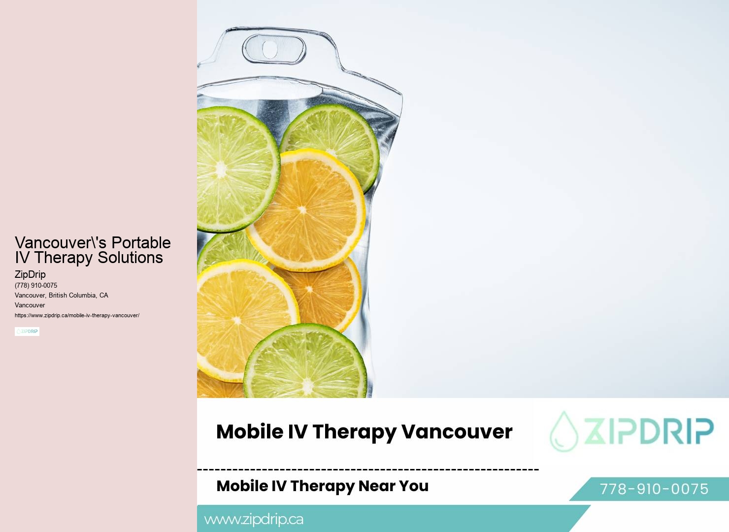 Vancouver IV Fluids On-the-Go